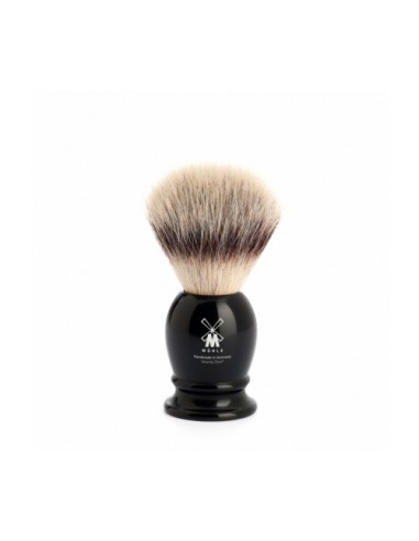 ЧЕТКА ЗА БРЪСНЕНЕ MÜHLE, СИНТЕТИЧЕН КОСЪМ - CLASSIC ЧЕРНА, SilverTip Fibre®, S