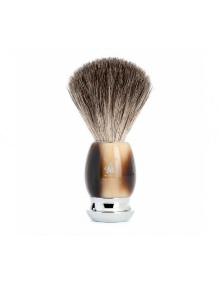 ЧЕТКА ЗА БРЪСНЕНЕ MÜHLE, ЕСТВЕСТВЕН КОСЪМ ОТ ЯЗОВЕЦ - VIVO КАФЯВ, PURE BADGER | Vip-Shave