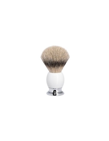 ЧЕТКА ЗА БРЪСНЕНЕ MÜHLE, КОСЪМ ОТ ЯЗОВЕЦ - SOPHIST БЯЛ ПОРЦЕЛАН, SilverTip Badger