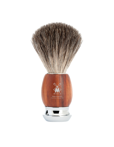 ЧЕТКА ЗА БРЪСНЕНЕ MÜHLE, ЕСТВЕСТВЕН КОСЪМ ОТ ЯЗОВЕЦ, СЛИВОВО ДЪРВО - VIVO, PURE BADGER | Vip-Shave
