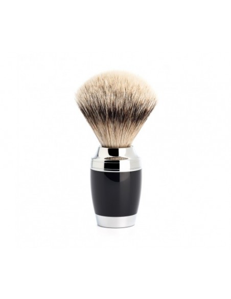 ЧЕТКА ЗА БРЪСНЕНЕ MÜHLE, КОСЪМ ОТ ЯЗОВЕЦ - STYLO ЧЕРНА, SilverTip Badger