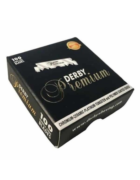 Derby Premium - Single Edge Blades for Shavette ( 100 Blades)
