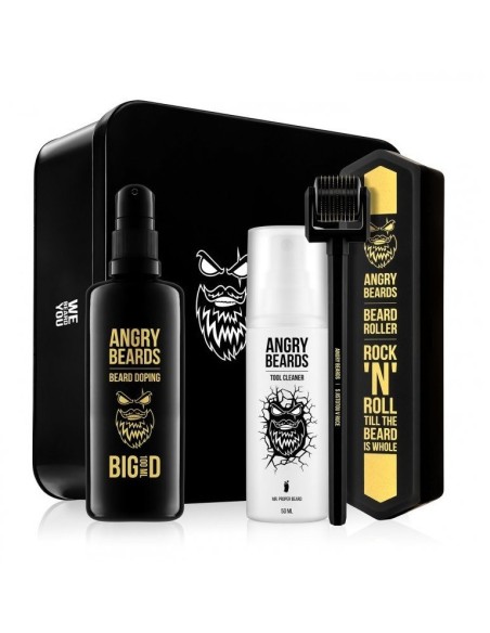 Angry Beards Beard Growth Set - Roller and Dopping