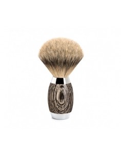 PREMIUM ЧЕТКА ЗА БРЪСНЕНЕ MÜHLE, КОСЪМ ОТ ЯЗОВЕЦ, БЛАТЕН ДЪБ И СТЕРЛИНГОВО СРЕБРО - EDITION СИВА , SilverTip Badger