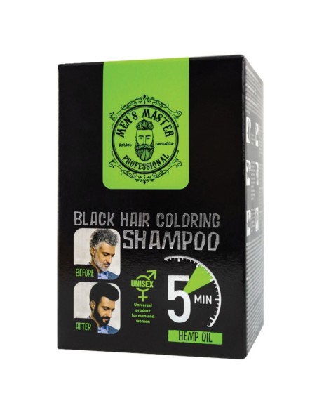 Men's Master Professional Beard and Hair Dye 10 x 25ml - Black
