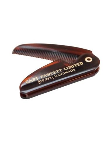 Captain Fawcett Folding Pocket Moustache Comb CF.87T