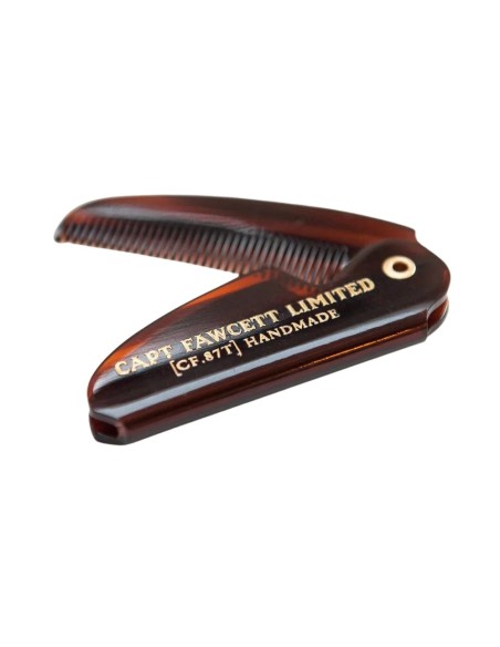 Captain Fawcett Folding Pocket Moustache Comb CF.87T