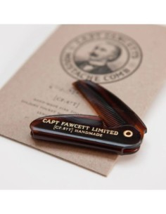 Captain Fawcett Folding Pocket Moustache Comb CF.87T 2