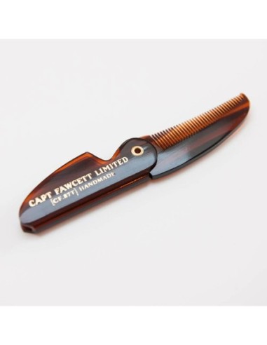 Captain Fawcett Folding Pocket Moustache Comb CF.87T