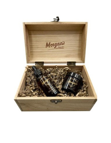 Morgan's Wooden Luxury Beard Chest