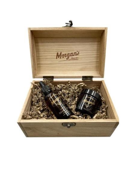 Morgan's Wooden Luxury Beard Chest