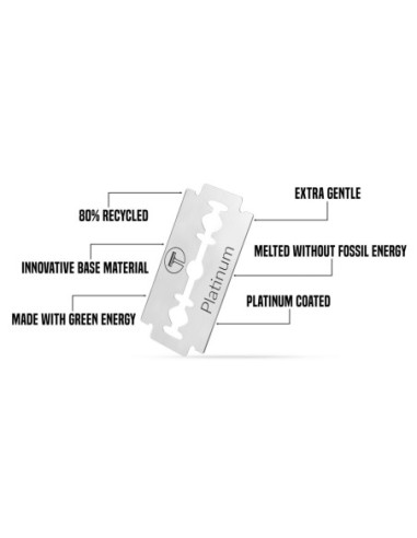 My Blades Platinum Double Edge Razor Blades 10pcs