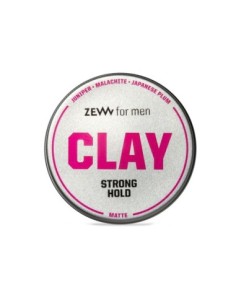 Zew for men Strong Hold & Matte Finish Clay 100ml