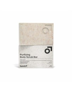 Beviro Purifying Body Scrub Bar Zesty Vetiver 135g