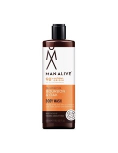 Man Alive Bourbon & Oak Shower Gel 500ml