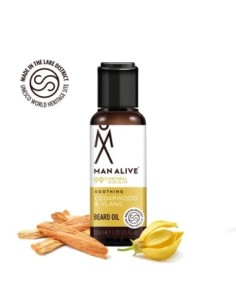 Man Alive Cedarwood & Ylang Beard Oil 50ml 2