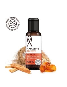 Man Alive Sandalwood & Tobacco Beard Oil 50ml 2