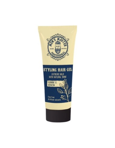 Men's Master Strong Hold Styling Hair Gel 100ml