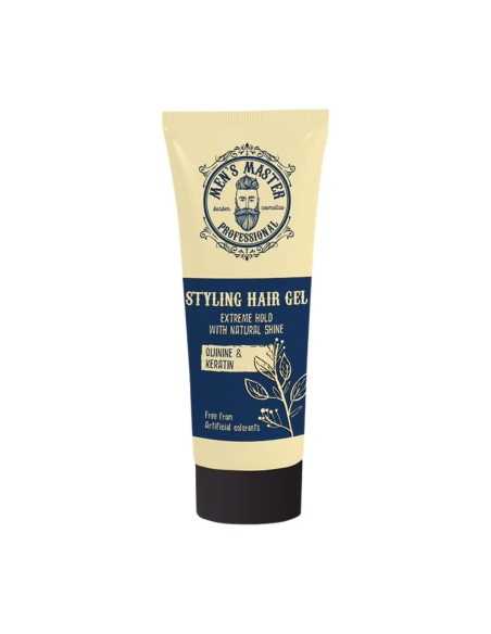 Men's Master Strong Hold Styling Hair Gel 100ml