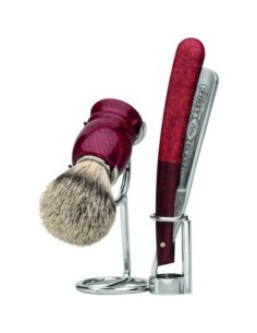 Комплект за бръснене ERBE 81006 – бръснач 5/8 и Silvertip четка