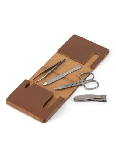 Комплект за маникюр Mühle TRAVEL MCS 1 – кожен калъф