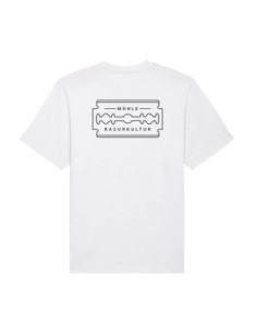 Тениска Mühle Razorblade – бяла, размер XL