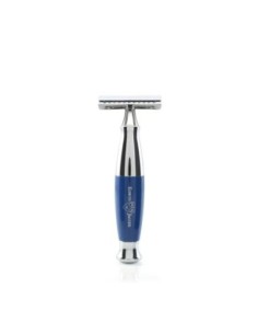 Класическа самобръсначка Edwin Jagger Diffusion R363CRSR – синя / хром