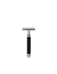Класическа самобръсначка Edwin Jagger 3D Laser Diamond DE3DBC15BL – черна / хром