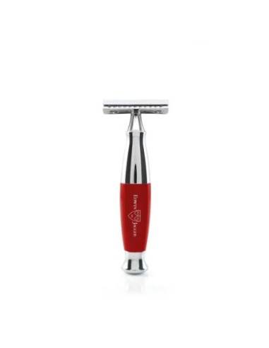 Класическа самобръсначка Edwin Jagger Diffusion R361CRSR – червена / хром
