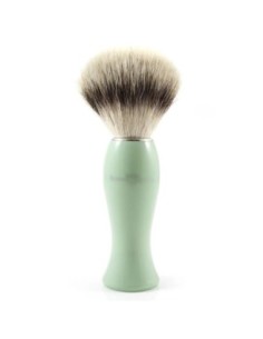 Четка за бръснене Edwin Jagger Lady GRLADSBSYNST – Synthetic Silver Tip, зелена