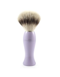 Четка за бръснене Edwin Jagger Lady LILADSBSYNST – Synthetic Silver Tip, лилава