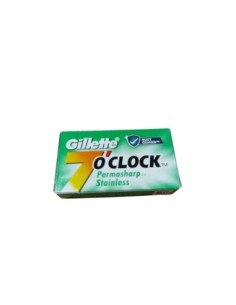 Ножчета за бръснене Gillette 7 o'clock Permasharp Stainless с двойни остриета, 10 бр.