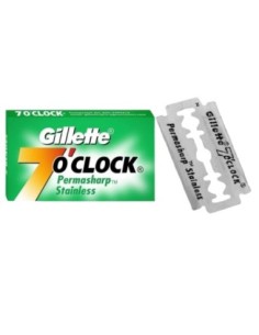 Ножчета за бръснене Gillette 7 o'clock Permasharp Stainless с двойни остриета, 10 бр. 2