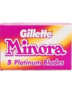 Ножчета за бръснене Gillette Minora Platinum с двойни остриета, 5 бр.