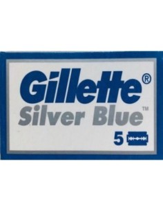 Ножчета за бръснене Gillette Silver Blue с двойни остриета, 5 бр.