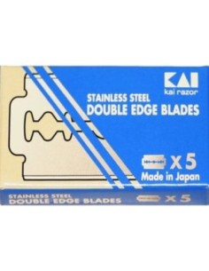 Ножчета за бръснене KAI STAINLESS STEEL с двойни остриета, 5 бр.