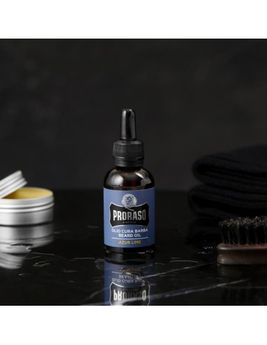 МАСЛО ЗА ОМЕКОТЯВАНЕ НА БРАДА PRORASO - AZUR LIME | Vip-Shave