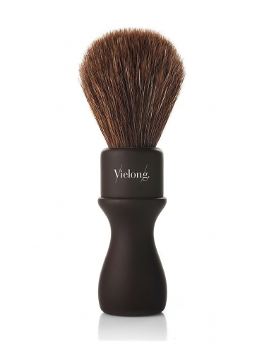 ПРОФЕСИОНАЛНА ЧЕТКА ЗА БЪРСНЕНЕ VIELONG С КАФЯВ КОНСКИ КОСЪМ - AMERICAN | Vip-Shave